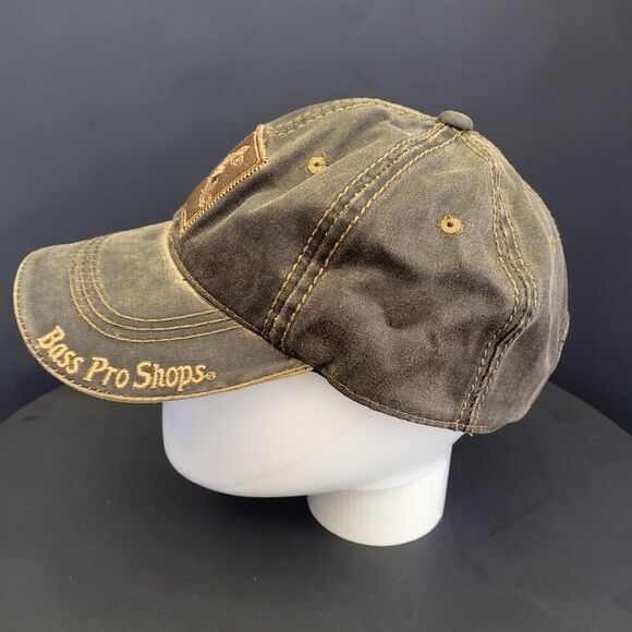Bass Pro Shops Ball Cap Distressed Style Brown Memphis TN Adjustable One Size - Picture 3 of 10